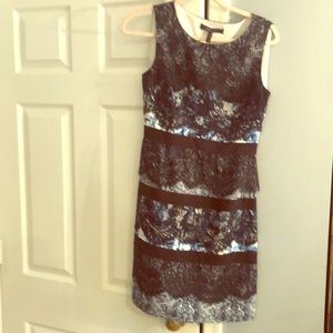 BCBG maxazria Lace Over Dress SZ 6
